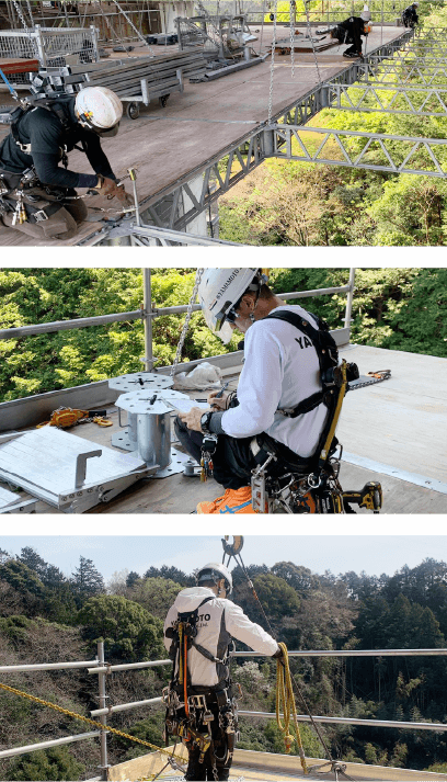 足場工事の仕事について